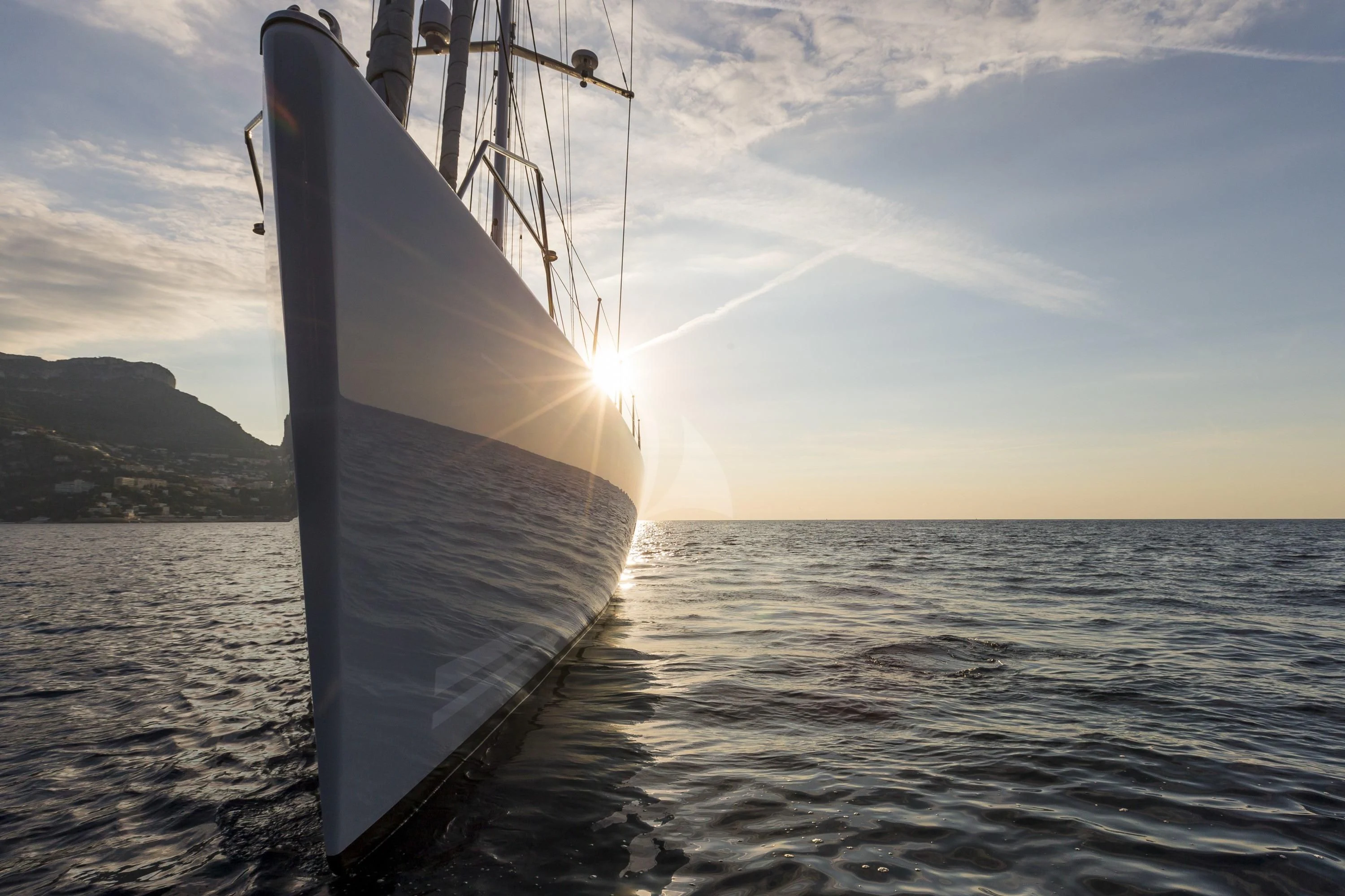 a boat on the water aboard GLISS Yacht for Sale