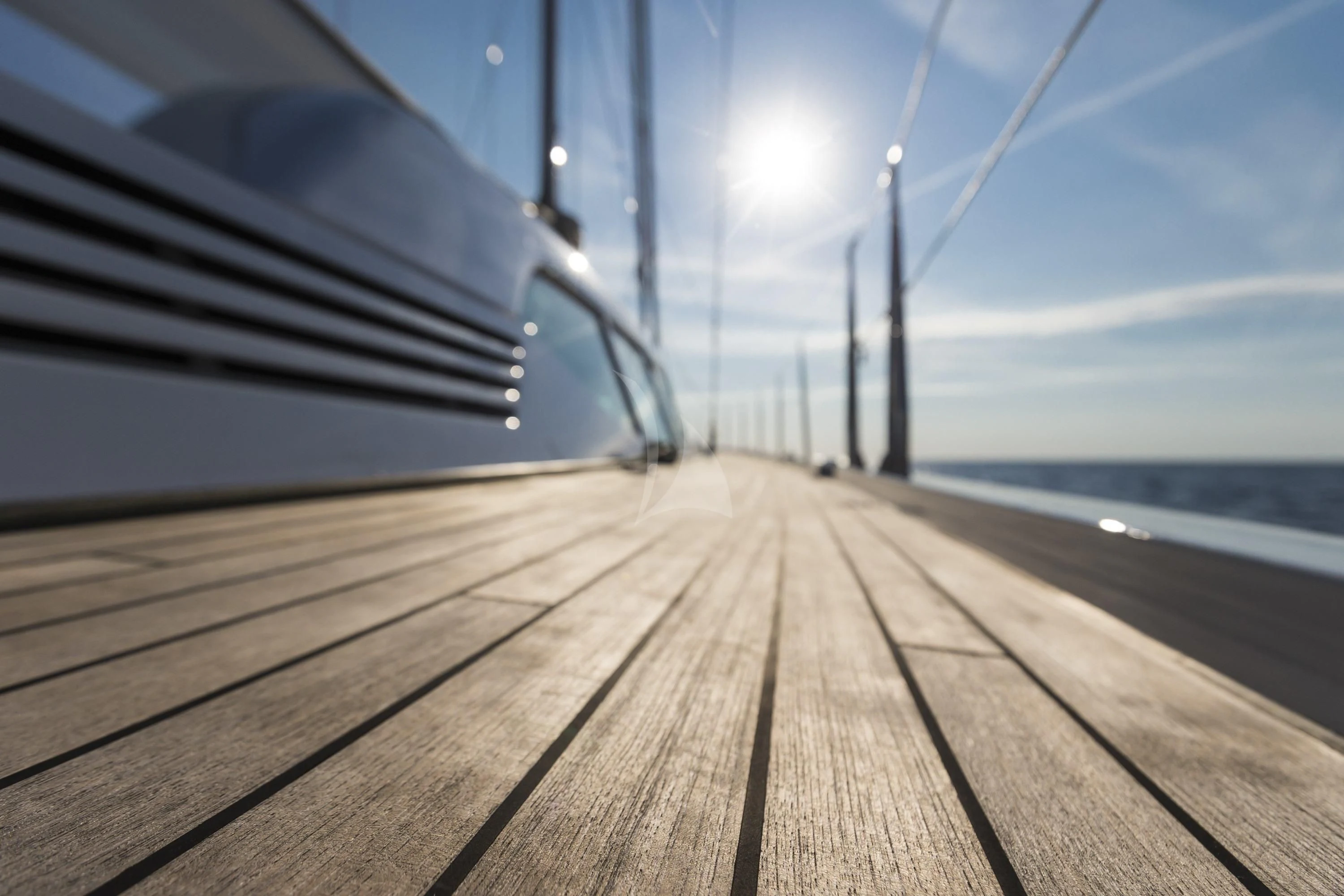 a view of a boat on a body of water aboard GLISS Yacht for Sale