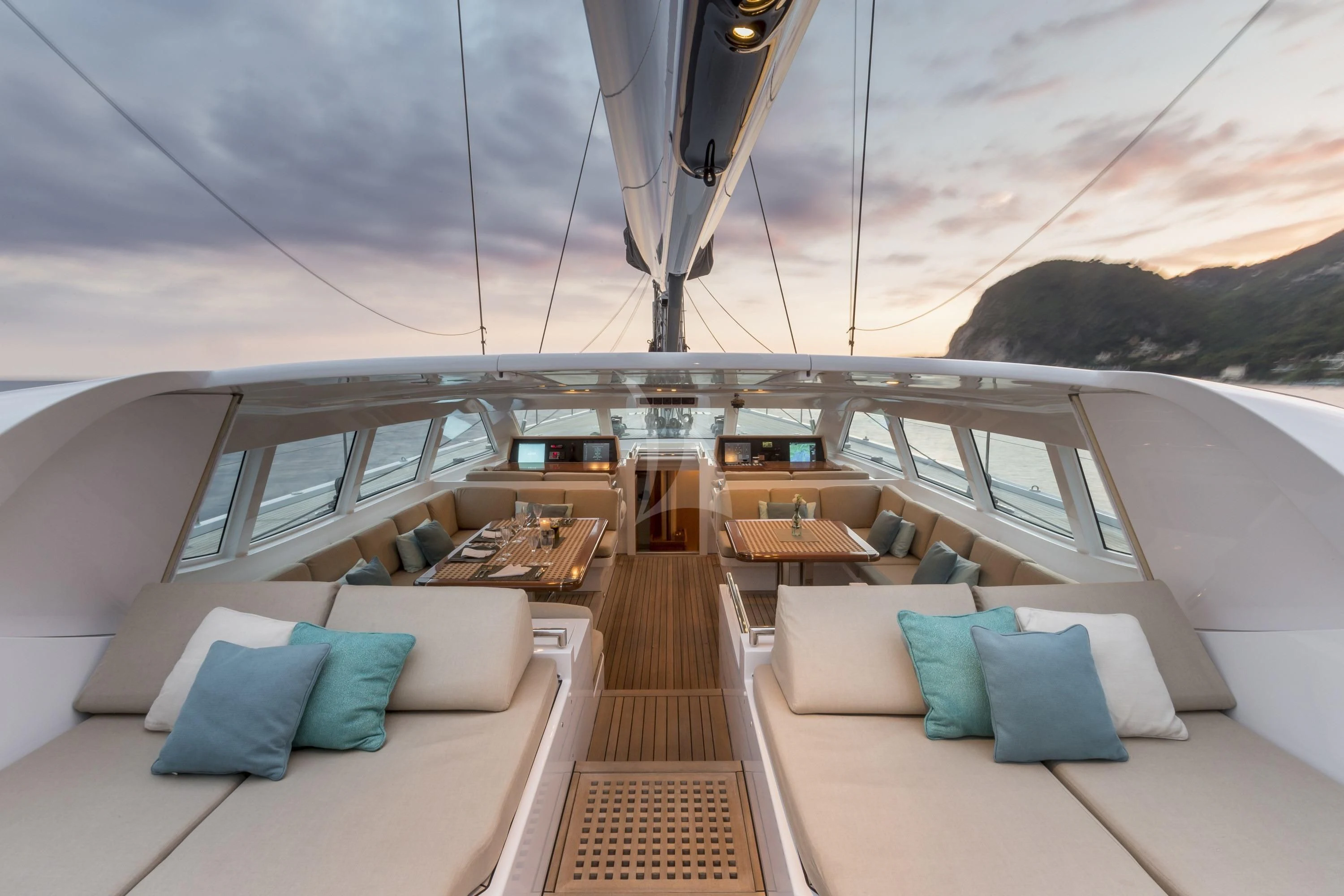 a boat on the water aboard GLISS Yacht for Sale
