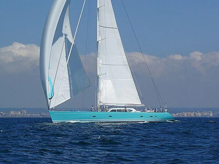 a boat on the water aboard GLISS Yacht for Sale