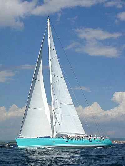 a boat on the water aboard GLISS Yacht for Sale