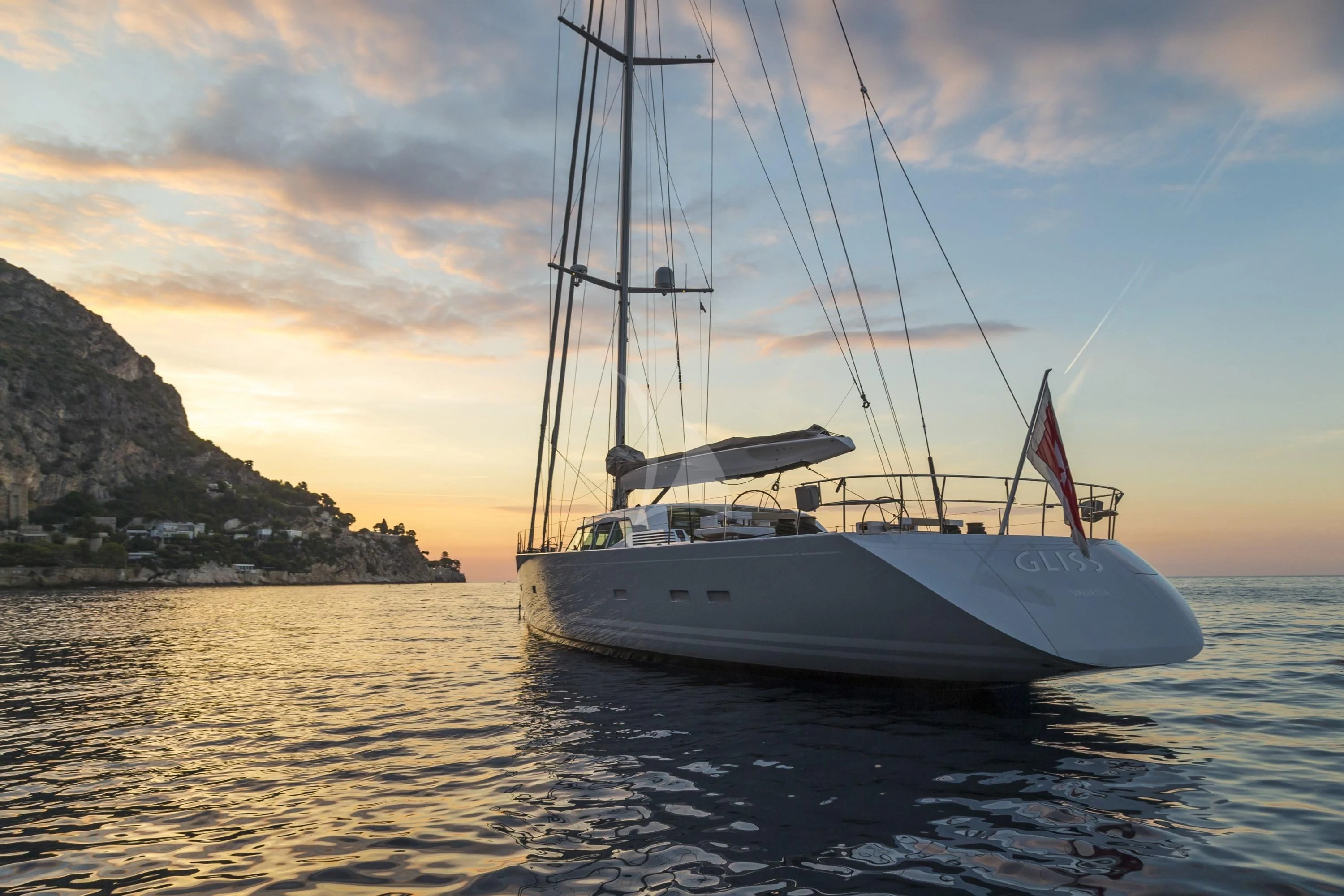 a boat on the water aboard GLISS Yacht for Sale