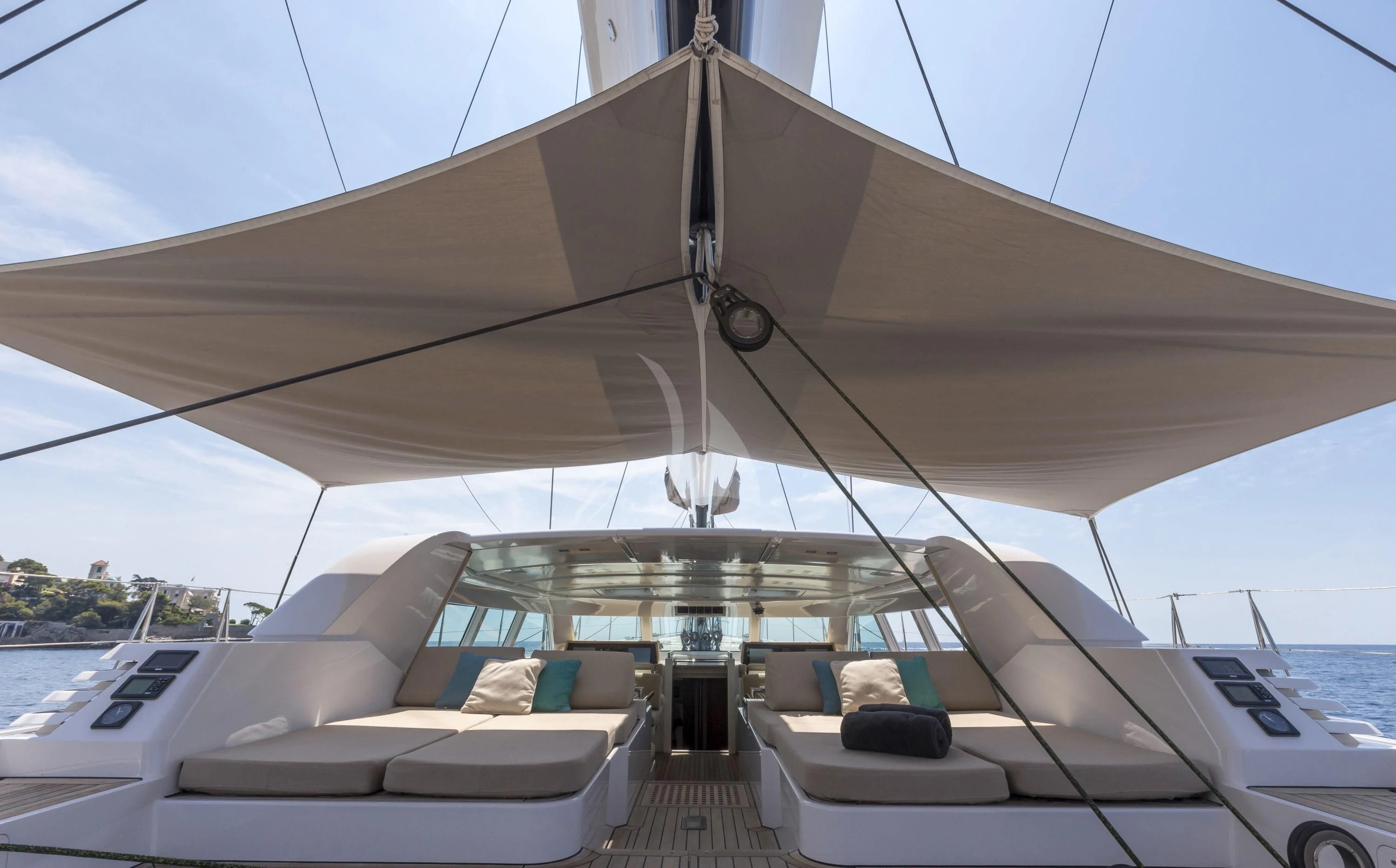 a boat on the water aboard GLISS Yacht for Sale