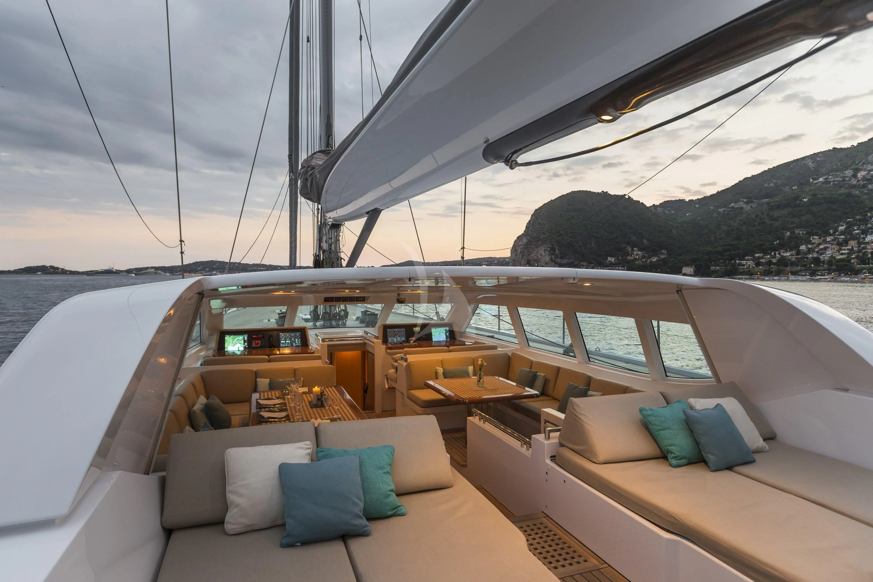 a boat on the water aboard GLISS Yacht for Sale