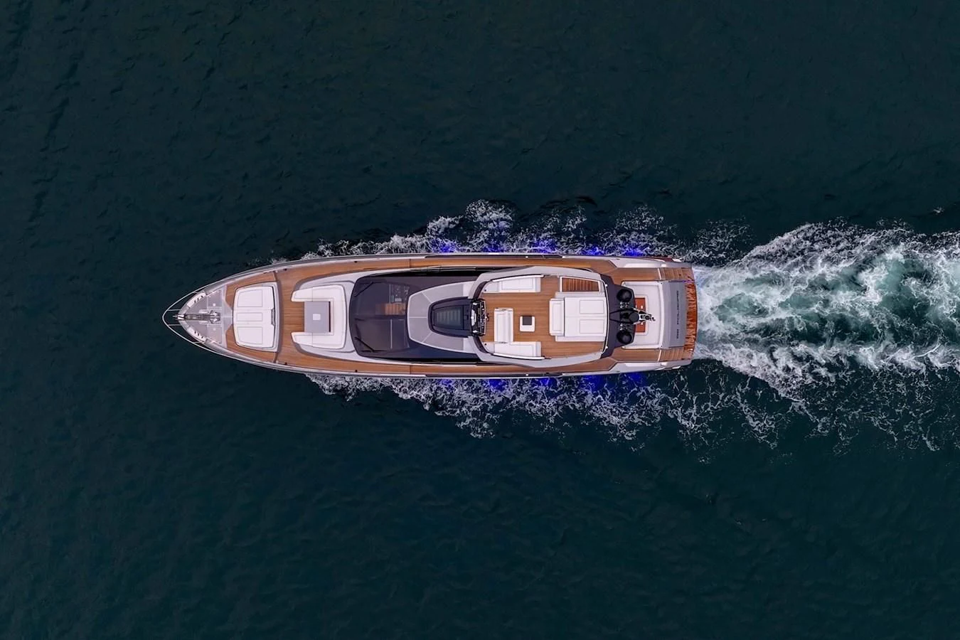a boat in the water aboard OUR TRADE Yacht for Sale