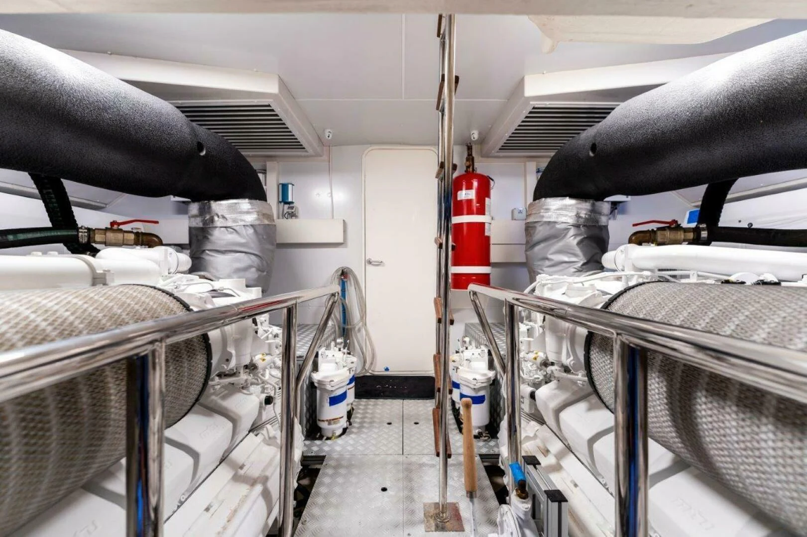 a room with several machines aboard OUR TRADE Yacht for Sale