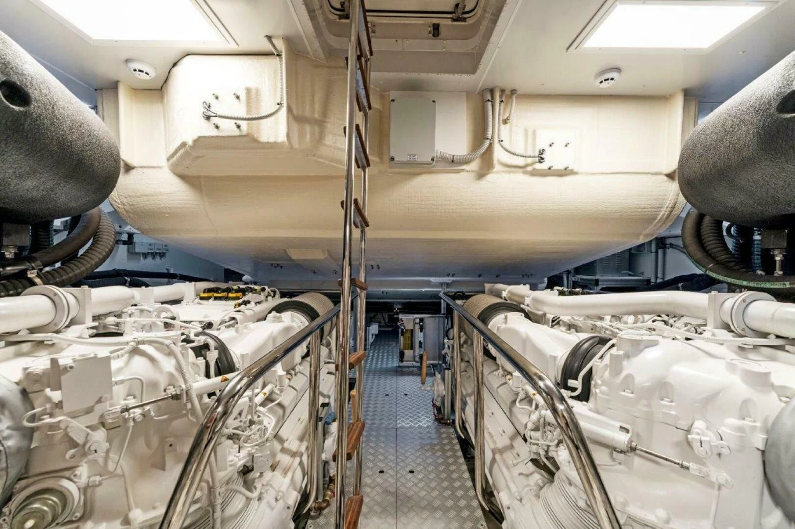 a large room with several machines aboard OUR TRADE Yacht for Sale
