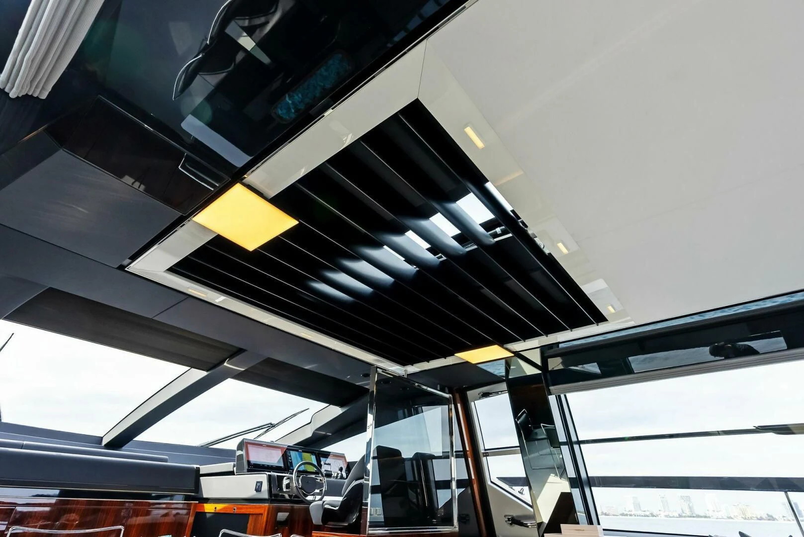 a close-up of a server room aboard OUR TRADE Yacht for Sale