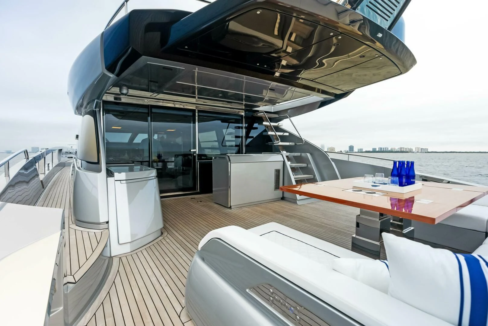 the inside of a boat aboard OUR TRADE Yacht for Sale