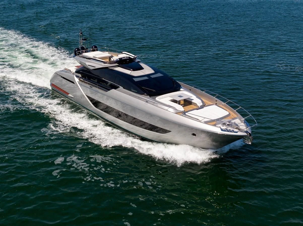 a boat on the water aboard OUR TRADE Yacht for Sale