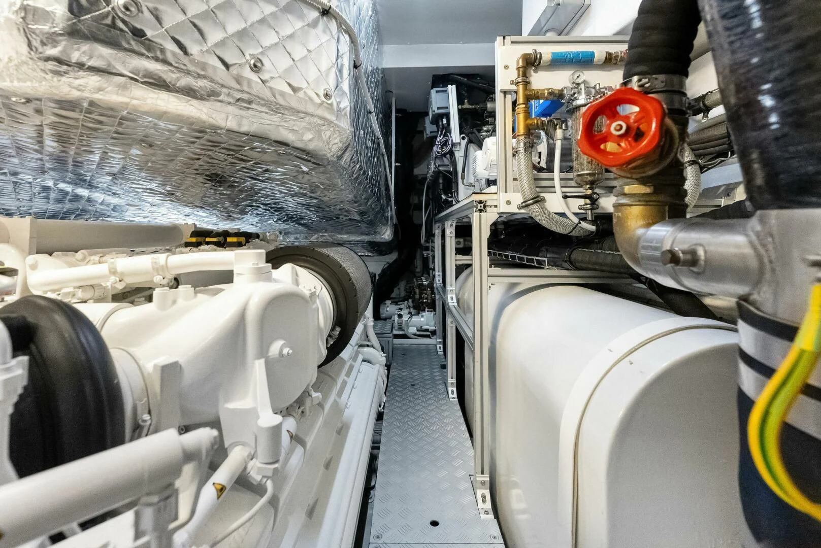 a close-up of a machine aboard OUR TRADE Yacht for Sale
