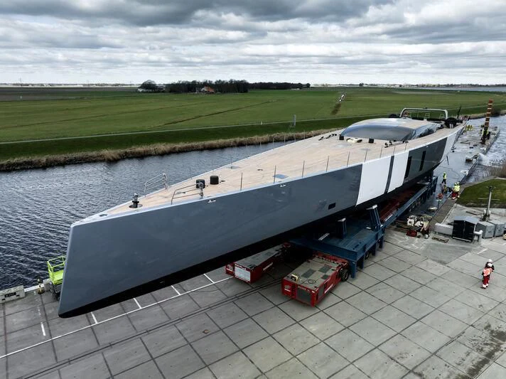 a large solar panel on a roof aboard SARISSA Yacht for Sale
