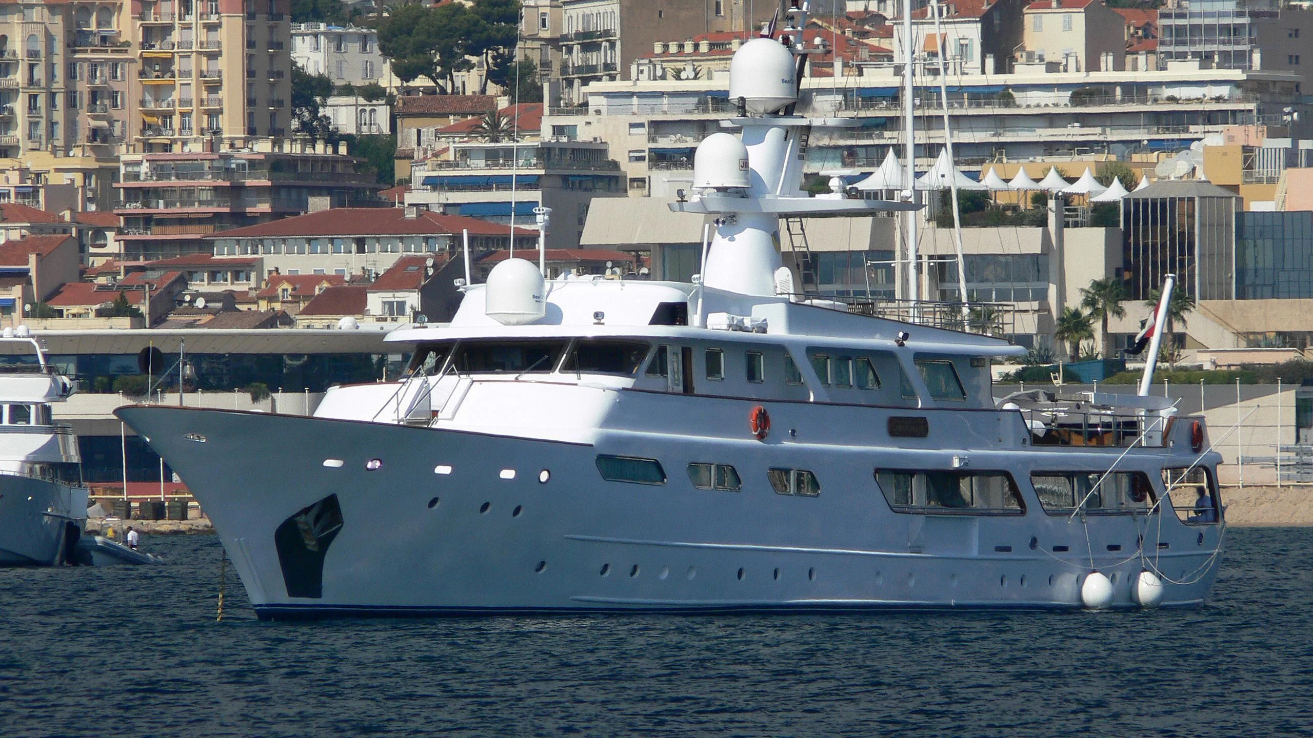 a boat on the water aboard UM HURAIR Yacht for Sale