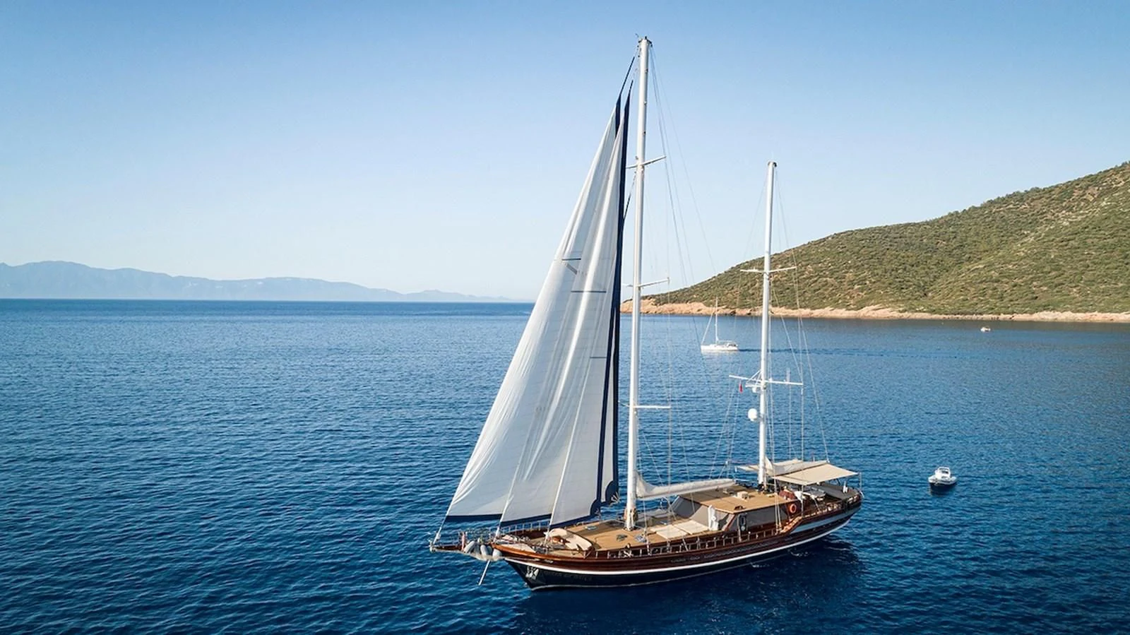 a sailboat on the water aboard QUEEN OF DATCA Yacht for Charter