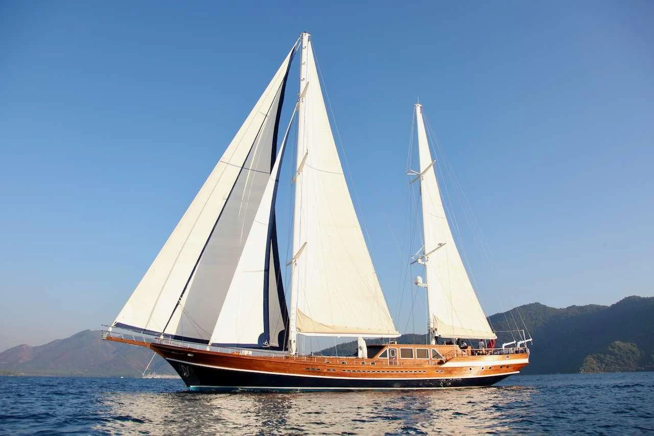 a sailboat on the water aboard QUEEN OF DATCA Yacht for Charter