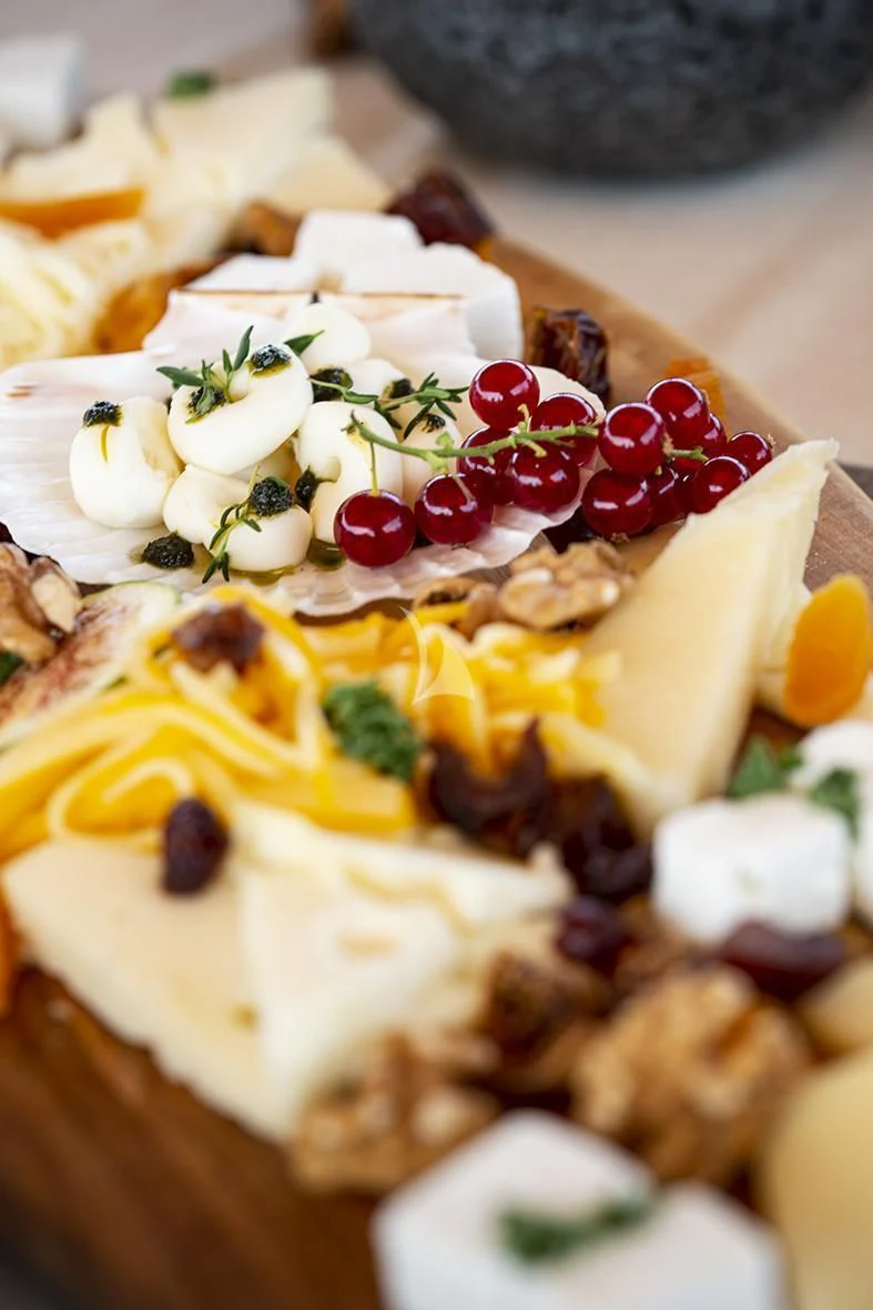a plate of food aboard QUEEN OF DATCA Yacht for Charter