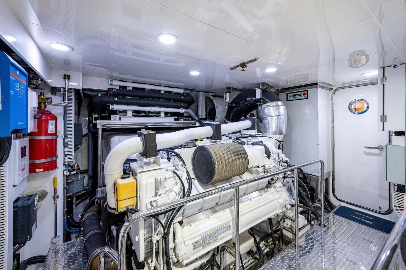 a machine in a room aboard SEASUITE Yacht for Charter