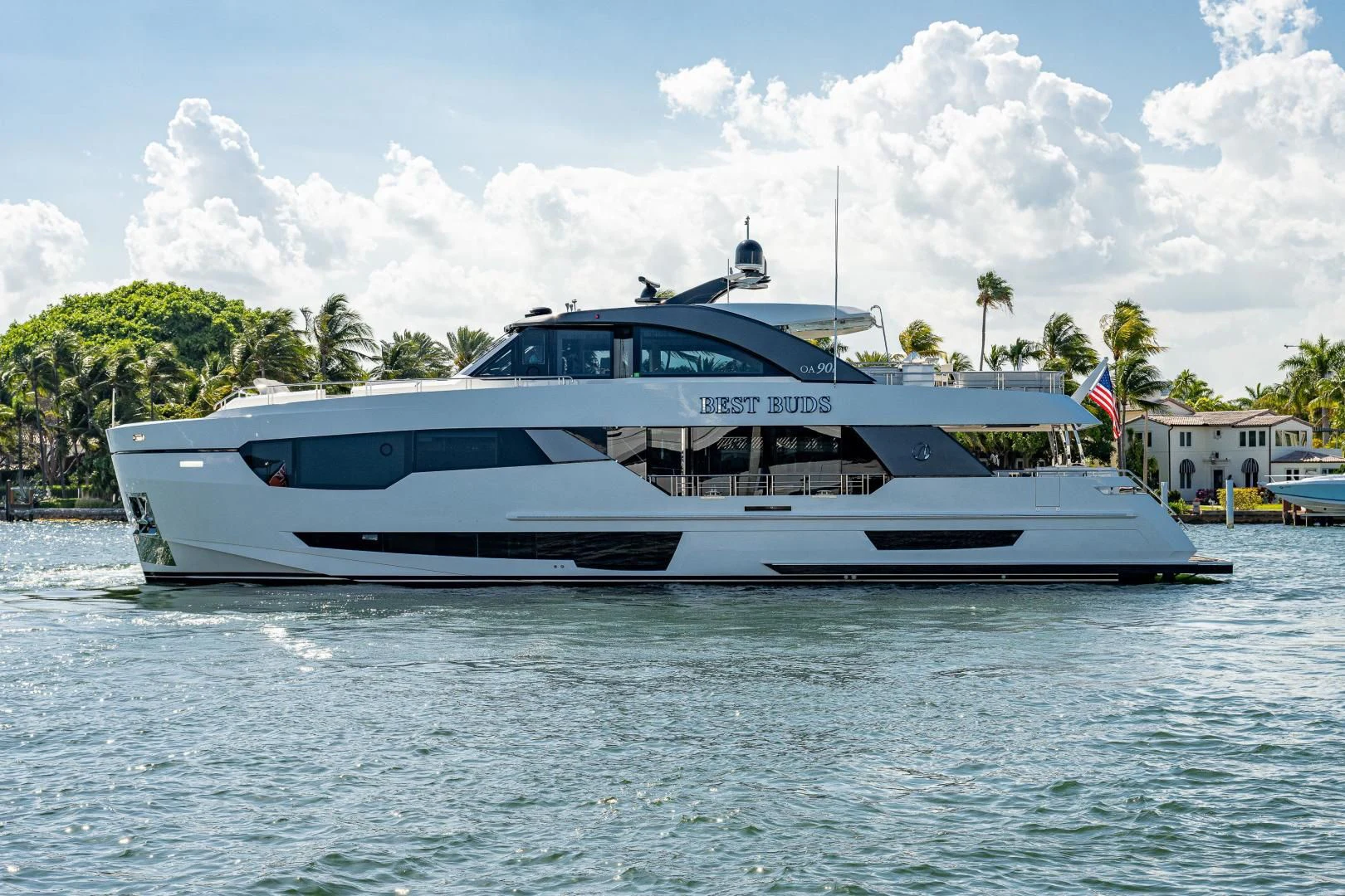 a boat on the water aboard SEASUITE Yacht for Charter