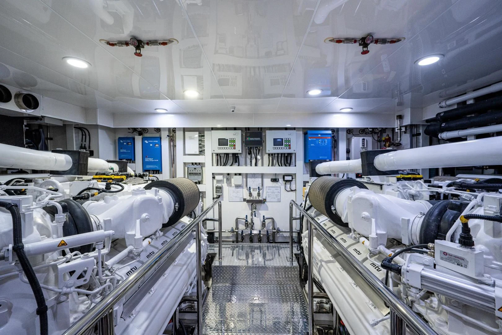 a room with several machines aboard SEASUITE Yacht for Charter