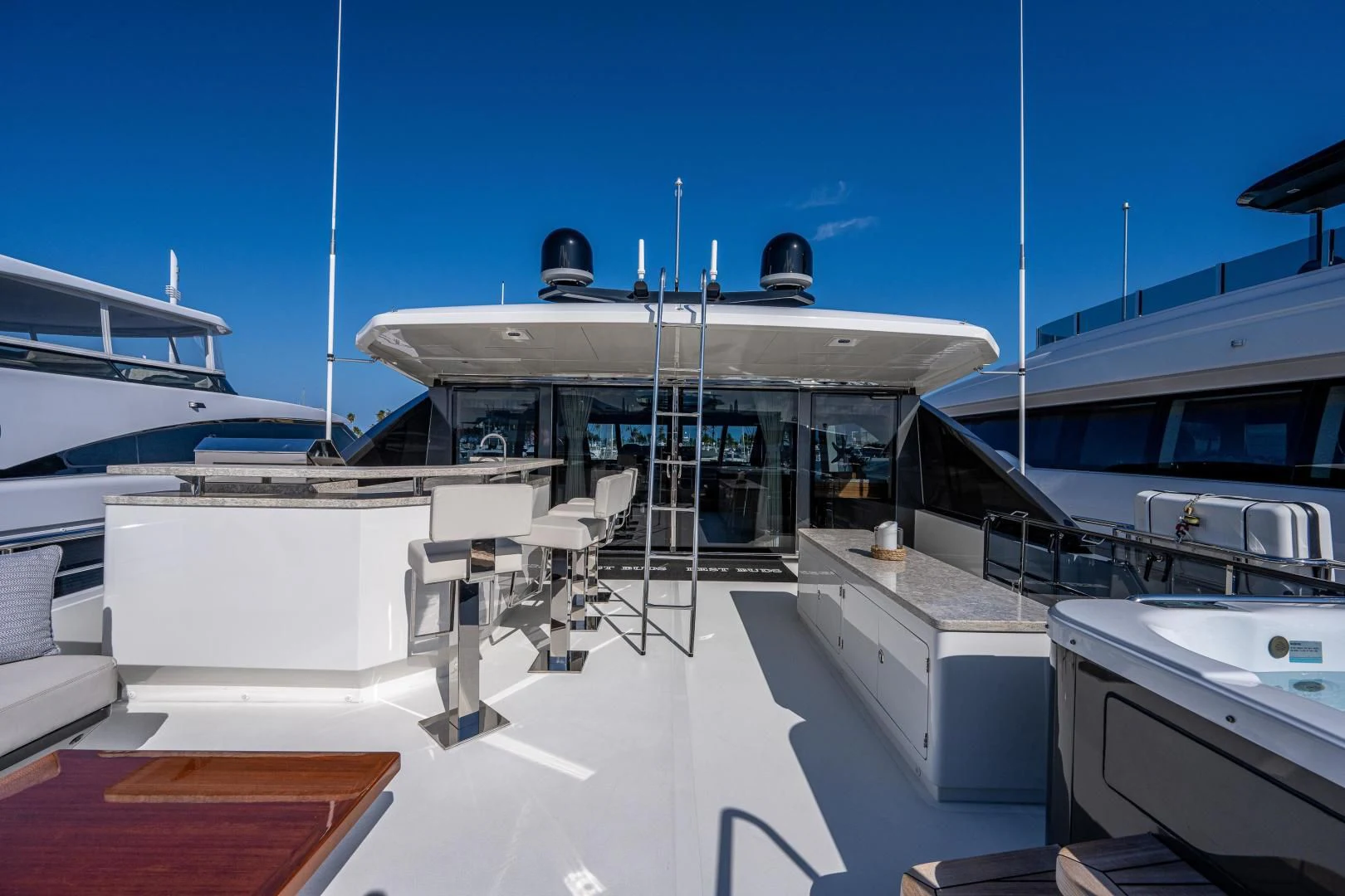 a large white building with a dome aboard SEASUITE Yacht for Charter