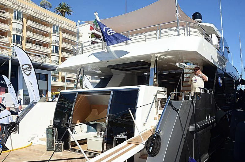 a boat on the water aboard SEASUITE Yacht for Charter