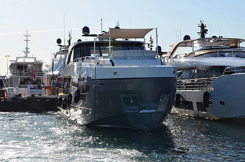 a group of boats in the water aboard SEASUITE Yacht for Charter
