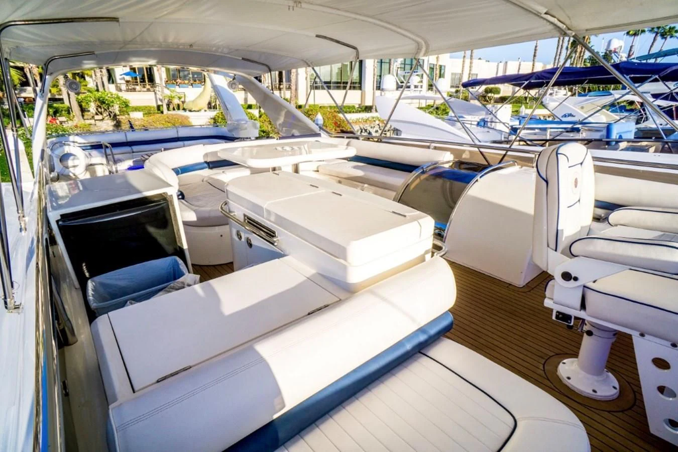 inside of a boat aboard AVICCI Yacht for Sale