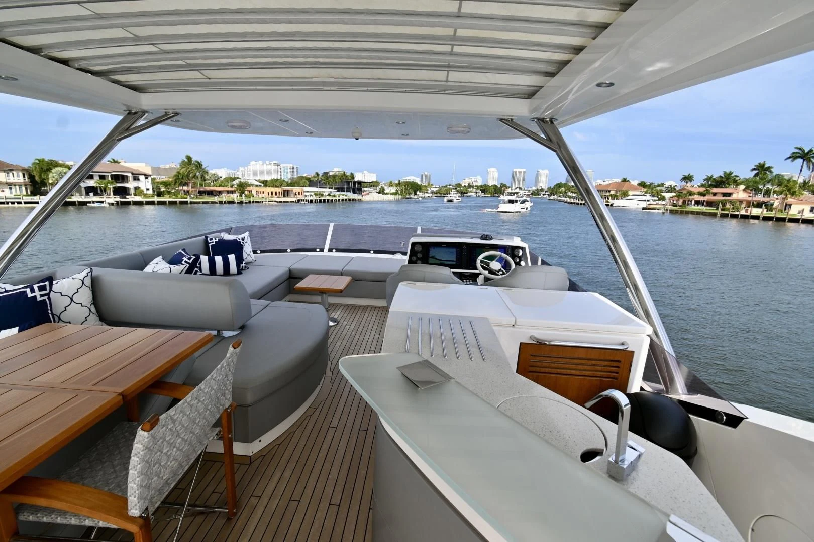 a boat on the water aboard CAESURA Yacht for Sale