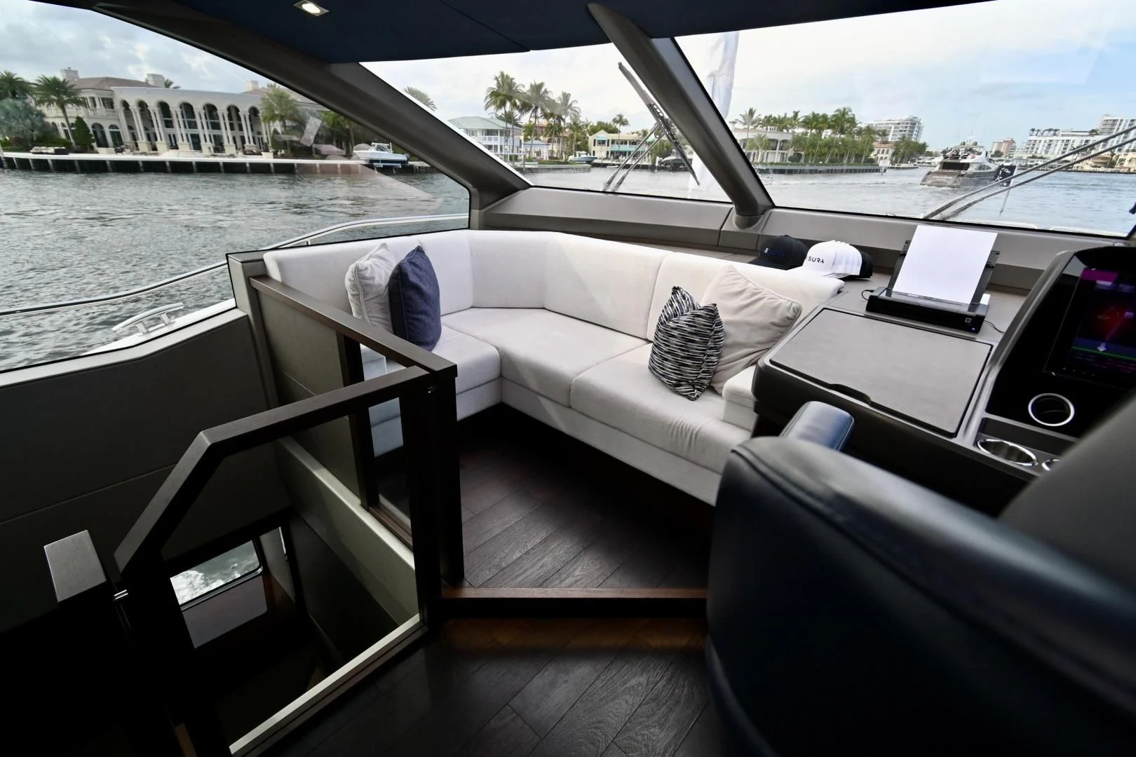 a boat on the water aboard CAESURA Yacht for Sale