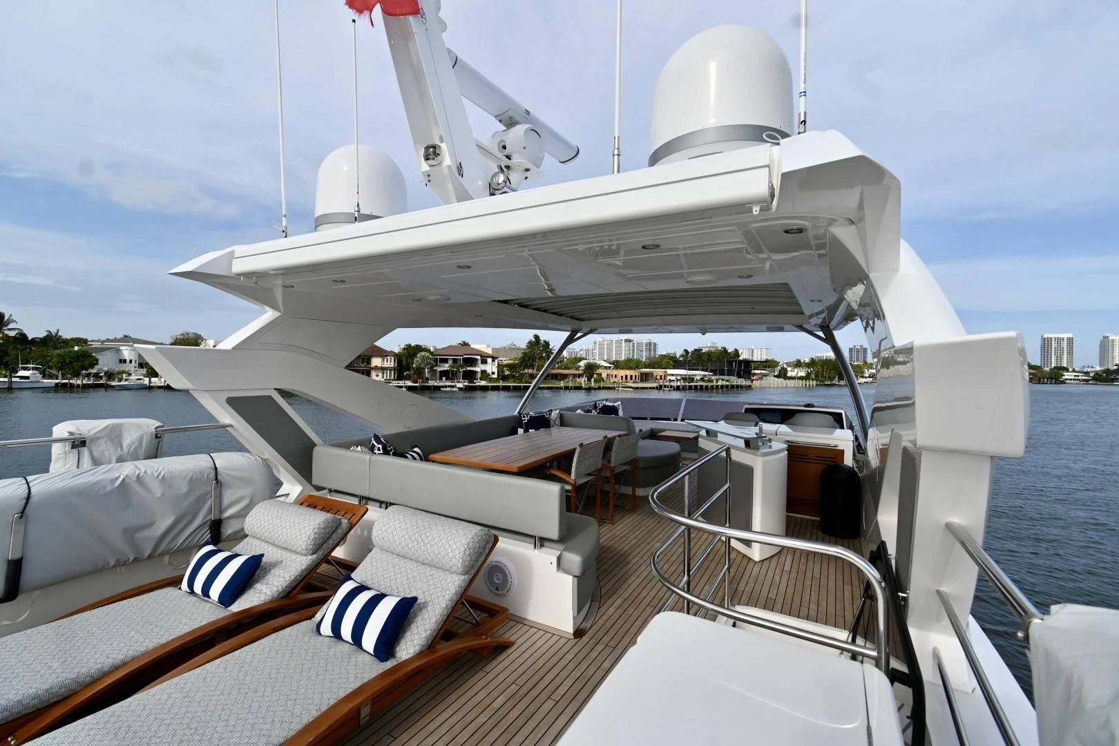 a boat on the water aboard CAESURA Yacht for Sale