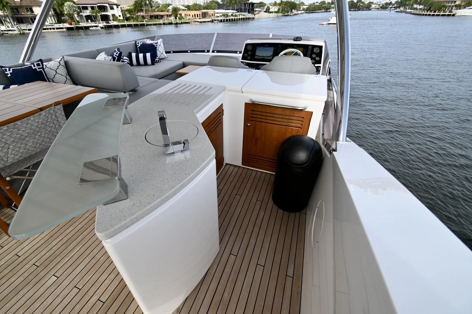a boat on the water aboard CAESURA Yacht for Sale