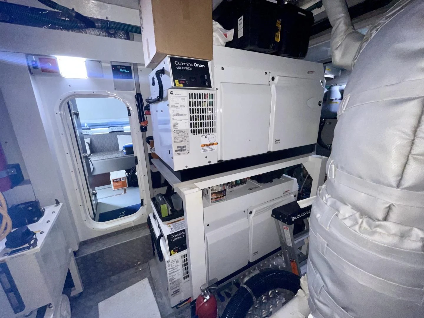 a machine with a box on the back aboard CAESURA Yacht for Sale