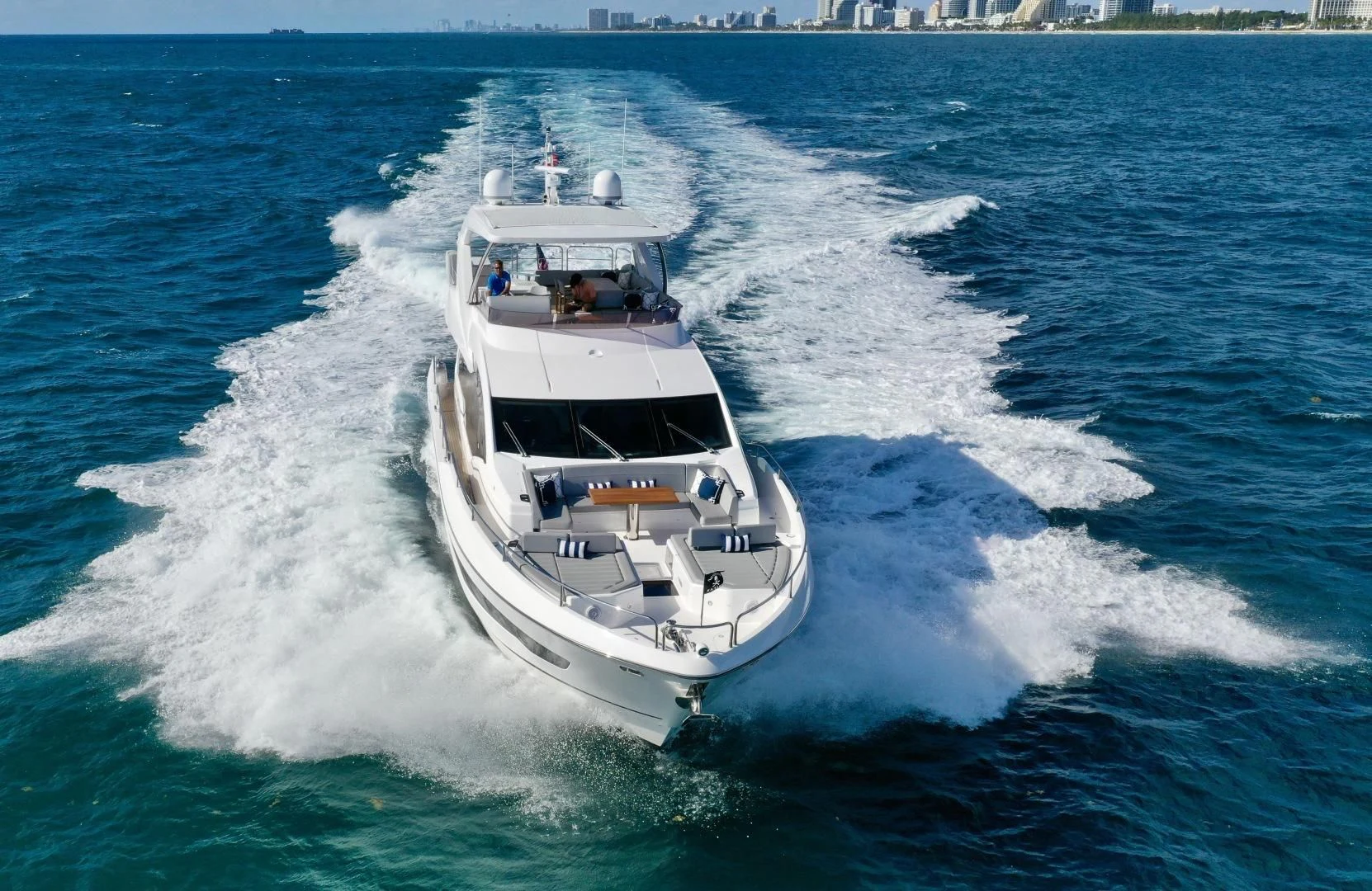 a boat on the water aboard CAESURA Yacht for Sale