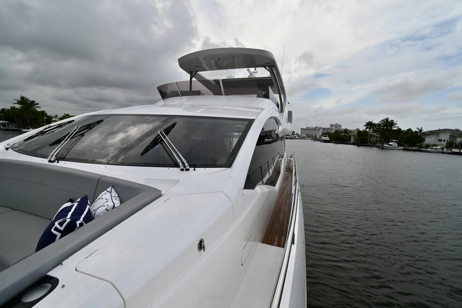 a boat on the water aboard CAESURA Yacht for Sale