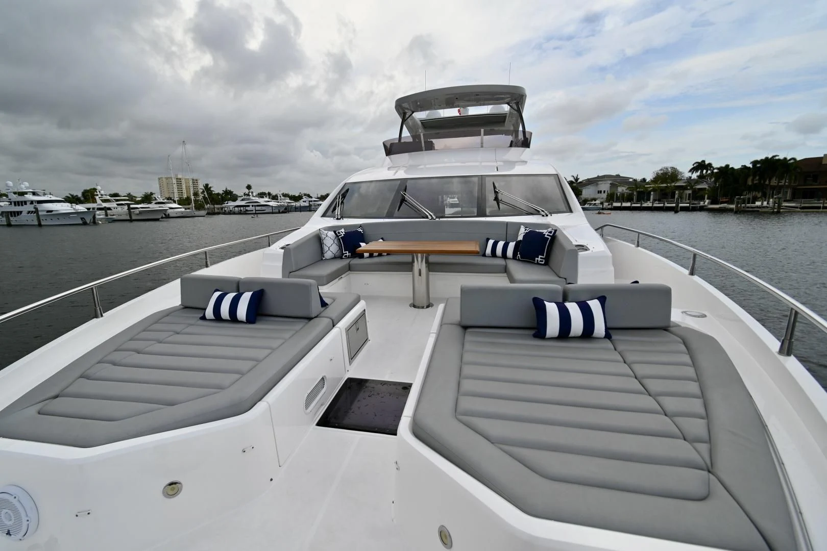 a boat on a boat aboard CAESURA Yacht for Sale