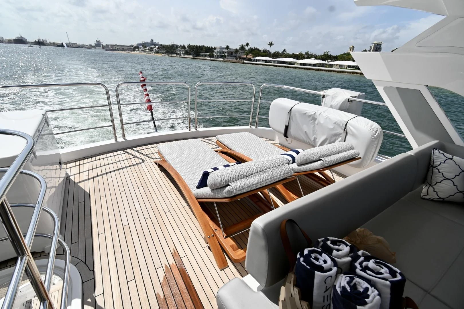 a boat on the water aboard CAESURA Yacht for Sale