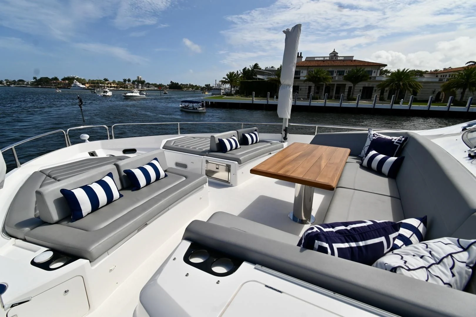 a boat on the water aboard CAESURA Yacht for Sale