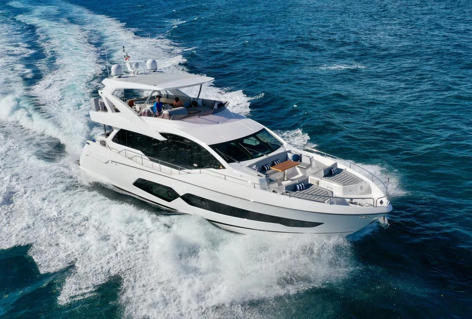 a boat on the water aboard CAESURA Yacht for Sale