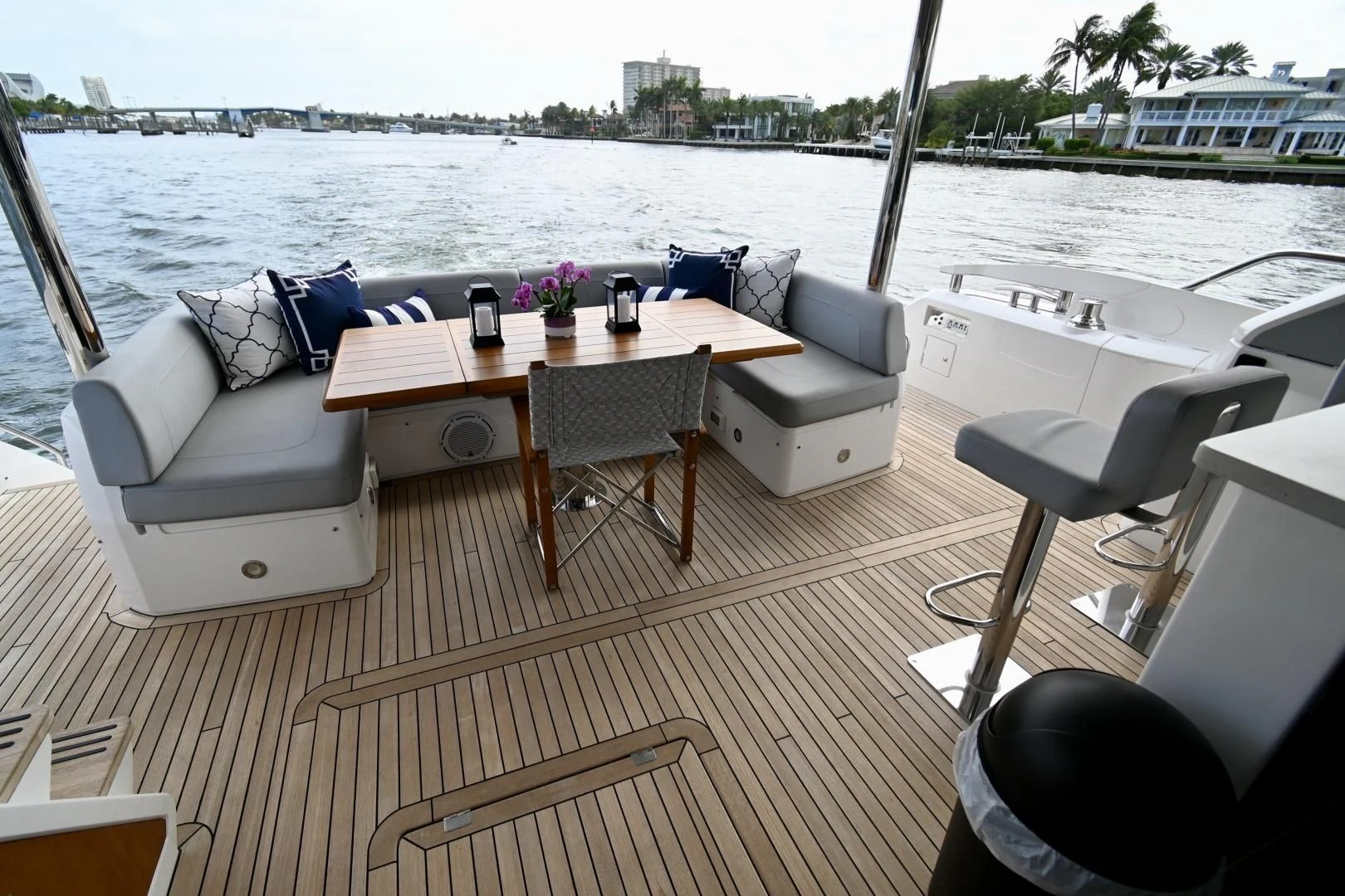 a boat on the water aboard CAESURA Yacht for Sale