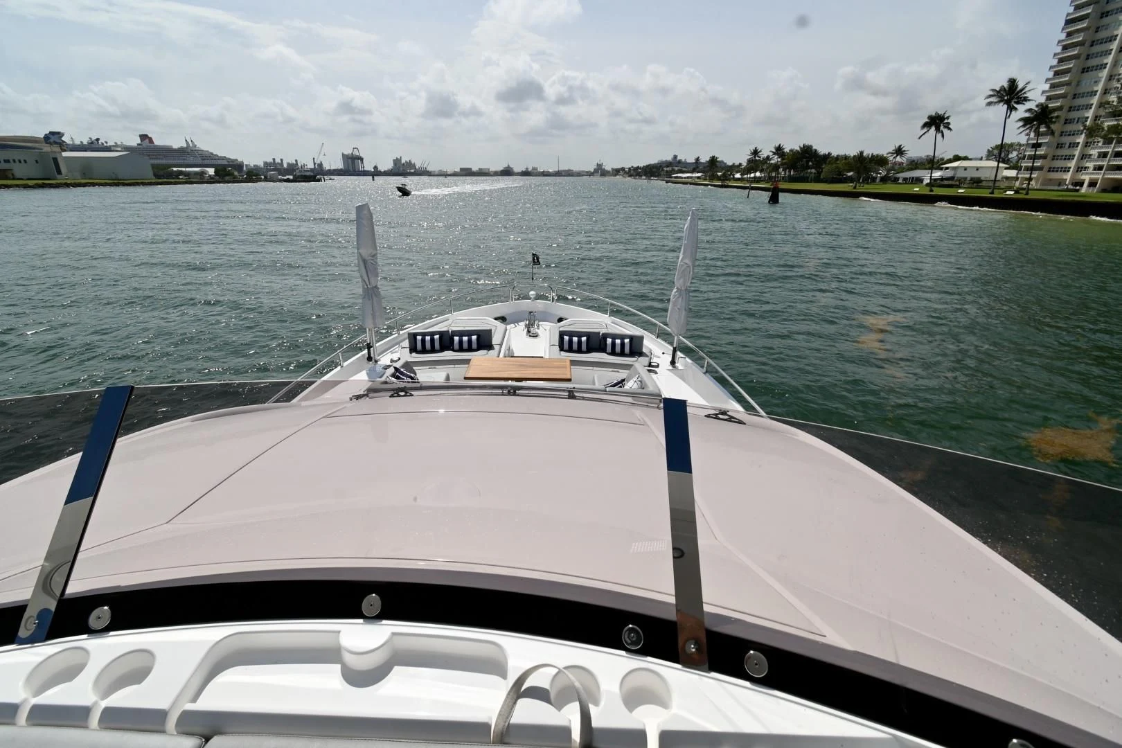 a boat on the water aboard CAESURA Yacht for Sale