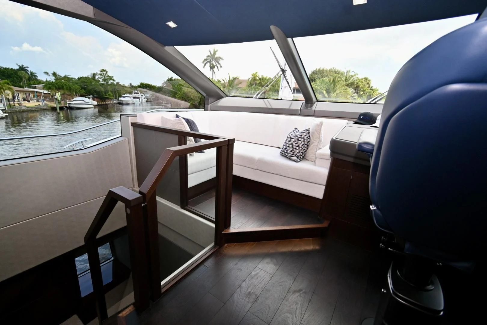 a boat on a deck aboard CAESURA Yacht for Sale