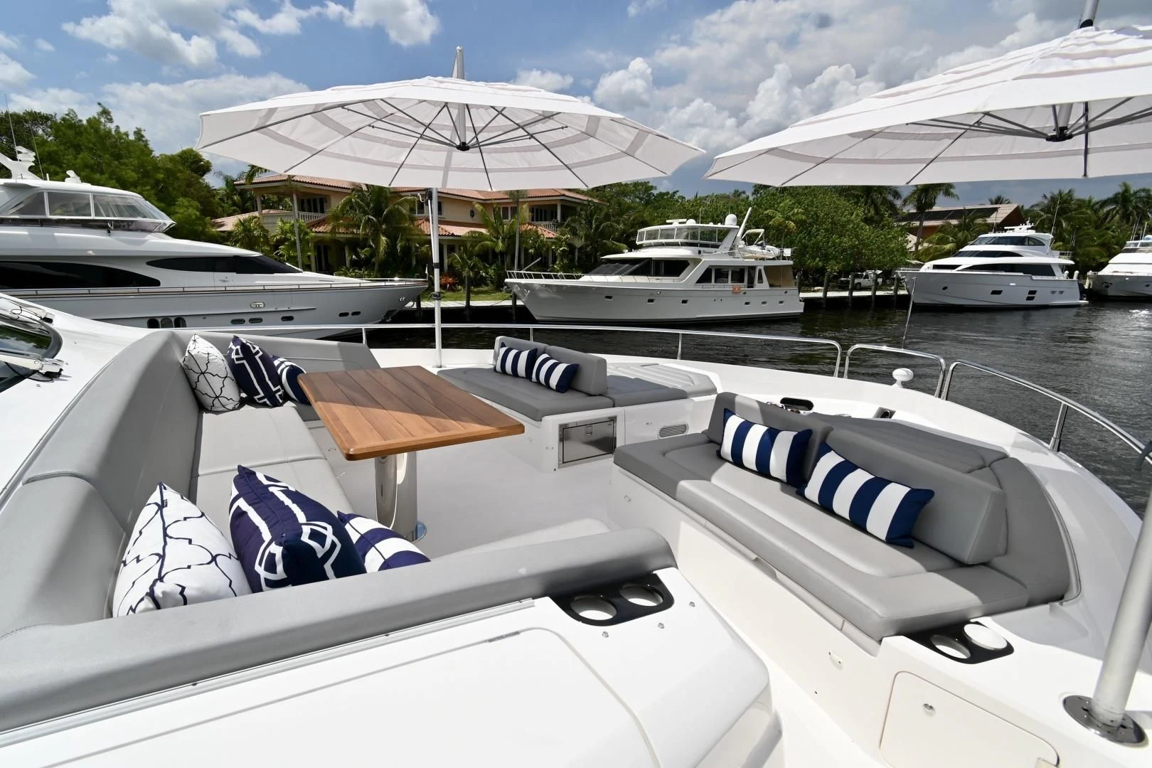 a boat on the water aboard CAESURA Yacht for Sale