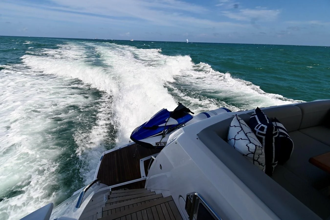 a boat on the water aboard CAESURA Yacht for Sale