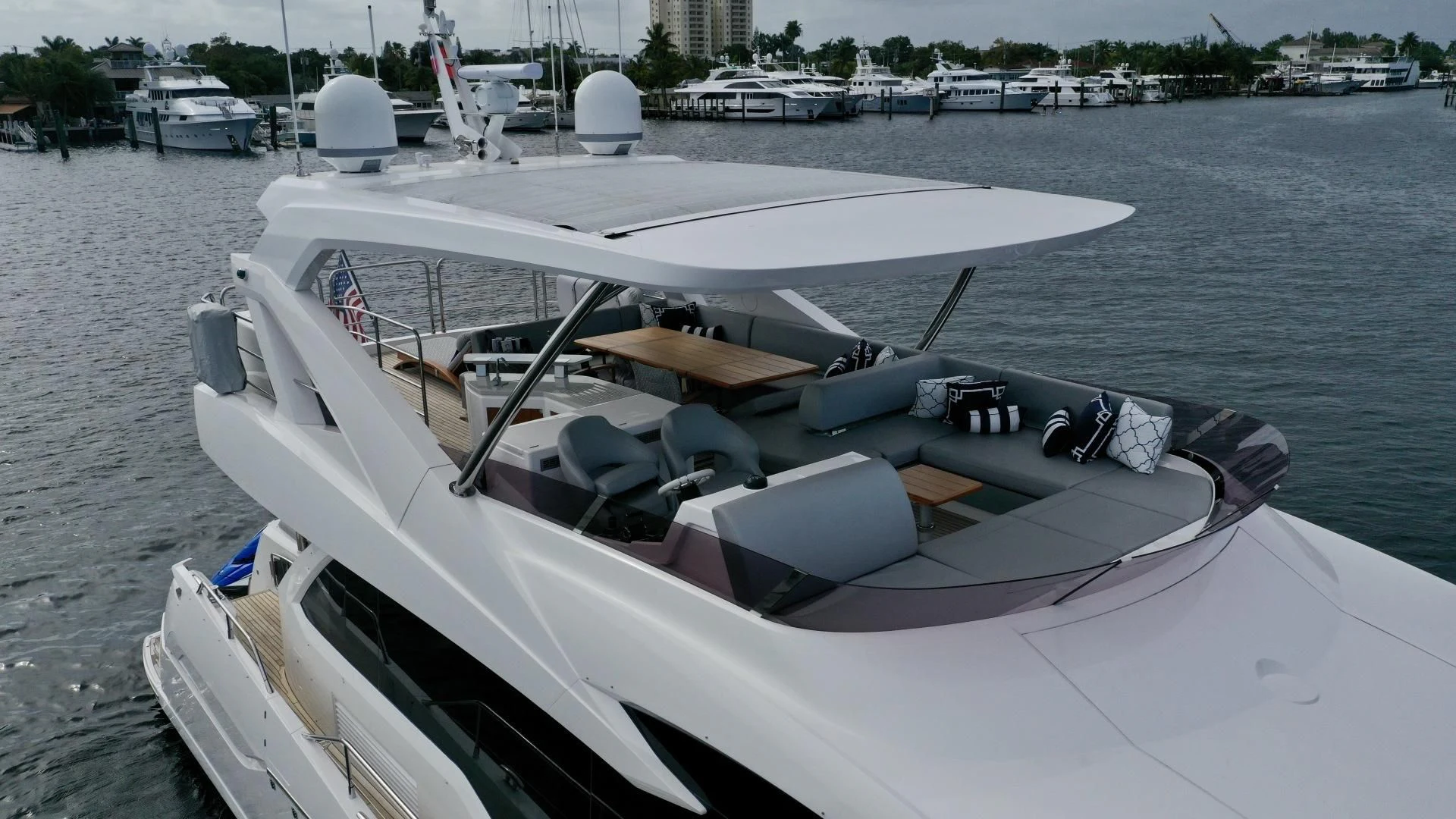 a boat on the water aboard CAESURA Yacht for Sale