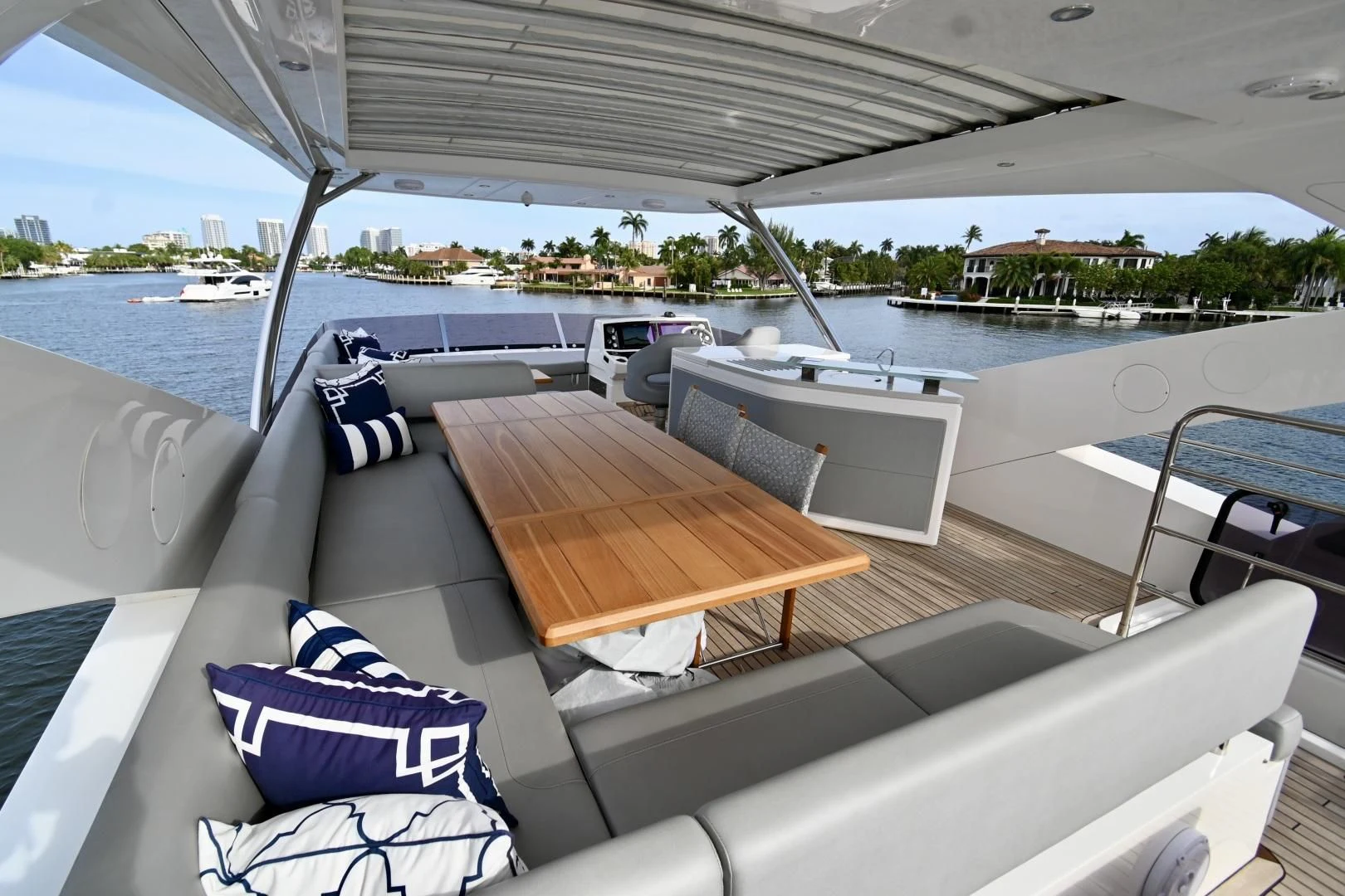 a boat on the water aboard CAESURA Yacht for Sale