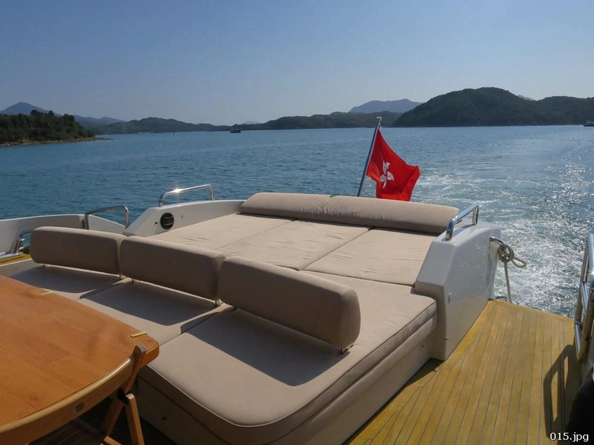 a boat on the water aboard AZIMUT 86S Yacht for Sale