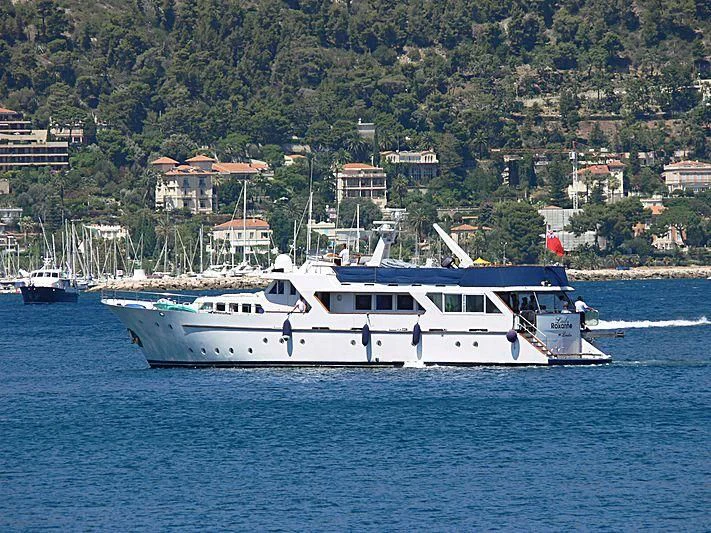 a boat on the water aboard MISS EVA Yacht for Sale