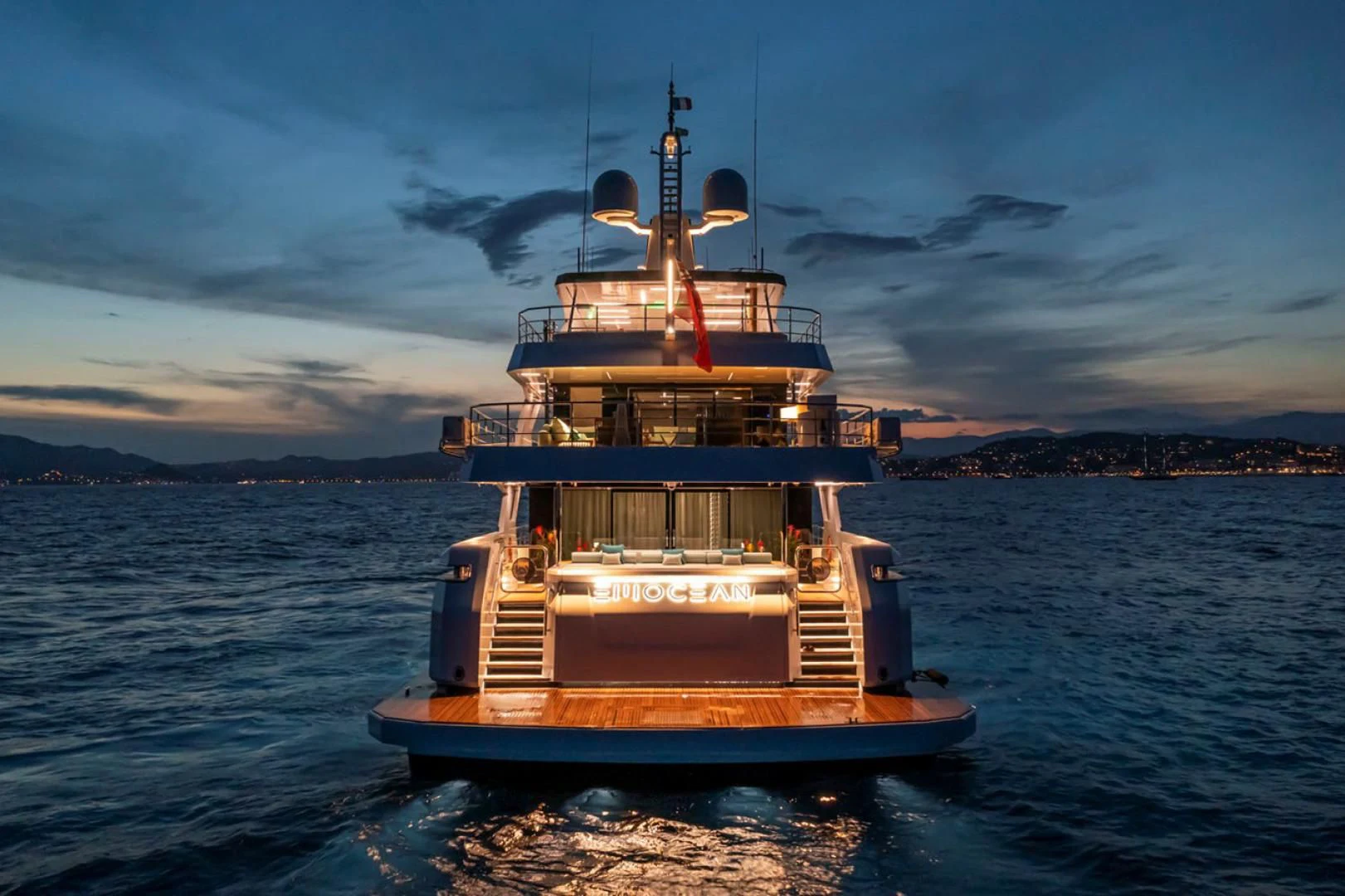 a boat in the water aboard 38M EXPLORER HULL 3 Yacht for Sale