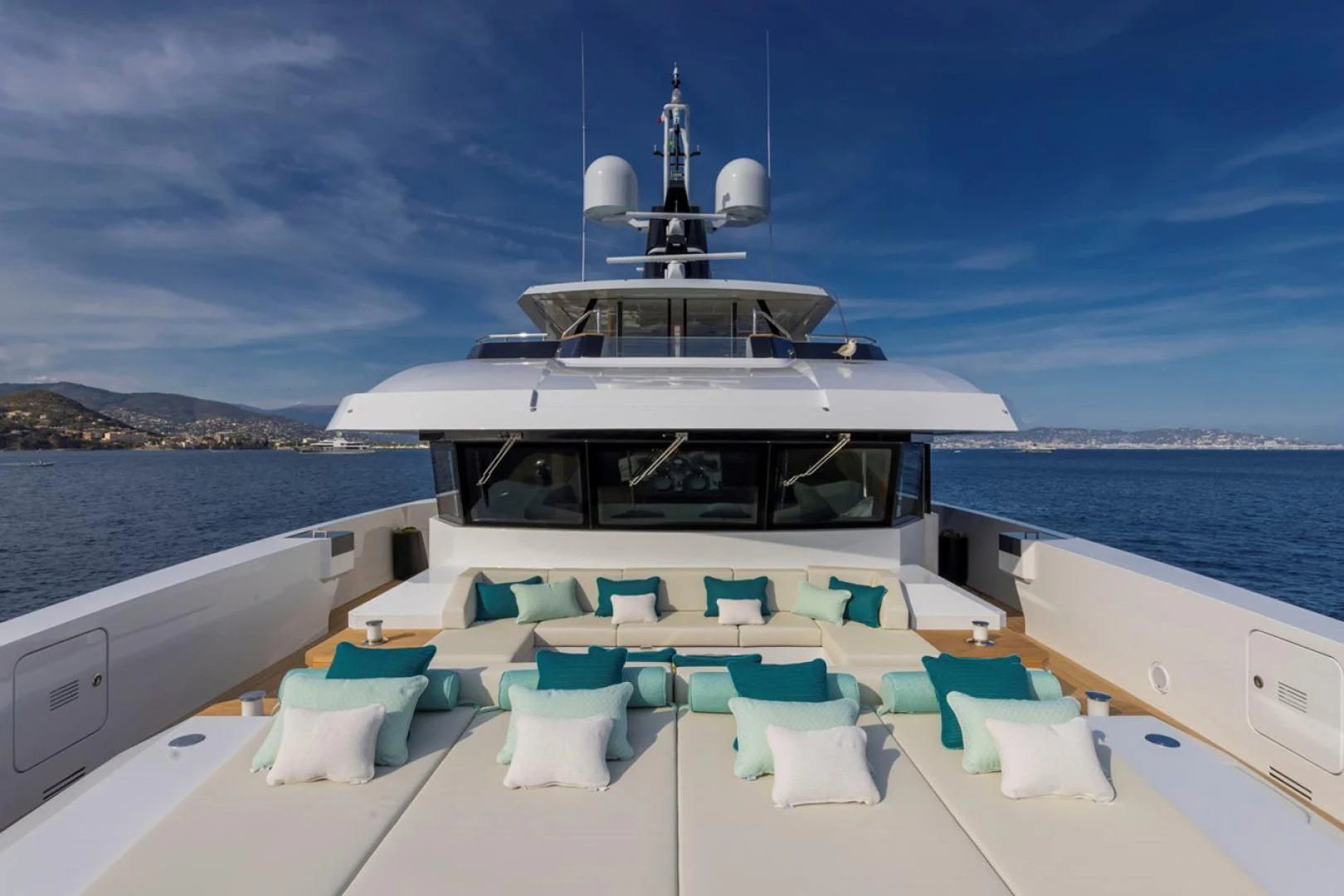 a boat on a boat aboard 38M EXPLORER HULL 3 Yacht for Sale