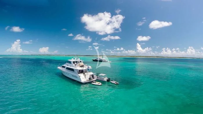 a group of boats in the water aboard EQUINOX X Yacht for Sale
